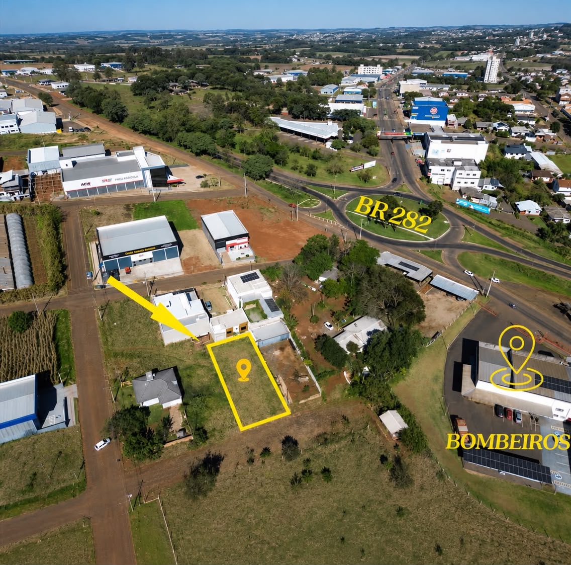 Terreno em loteamento/condomínio à venda em Pinhalzinho/SC · PropWase